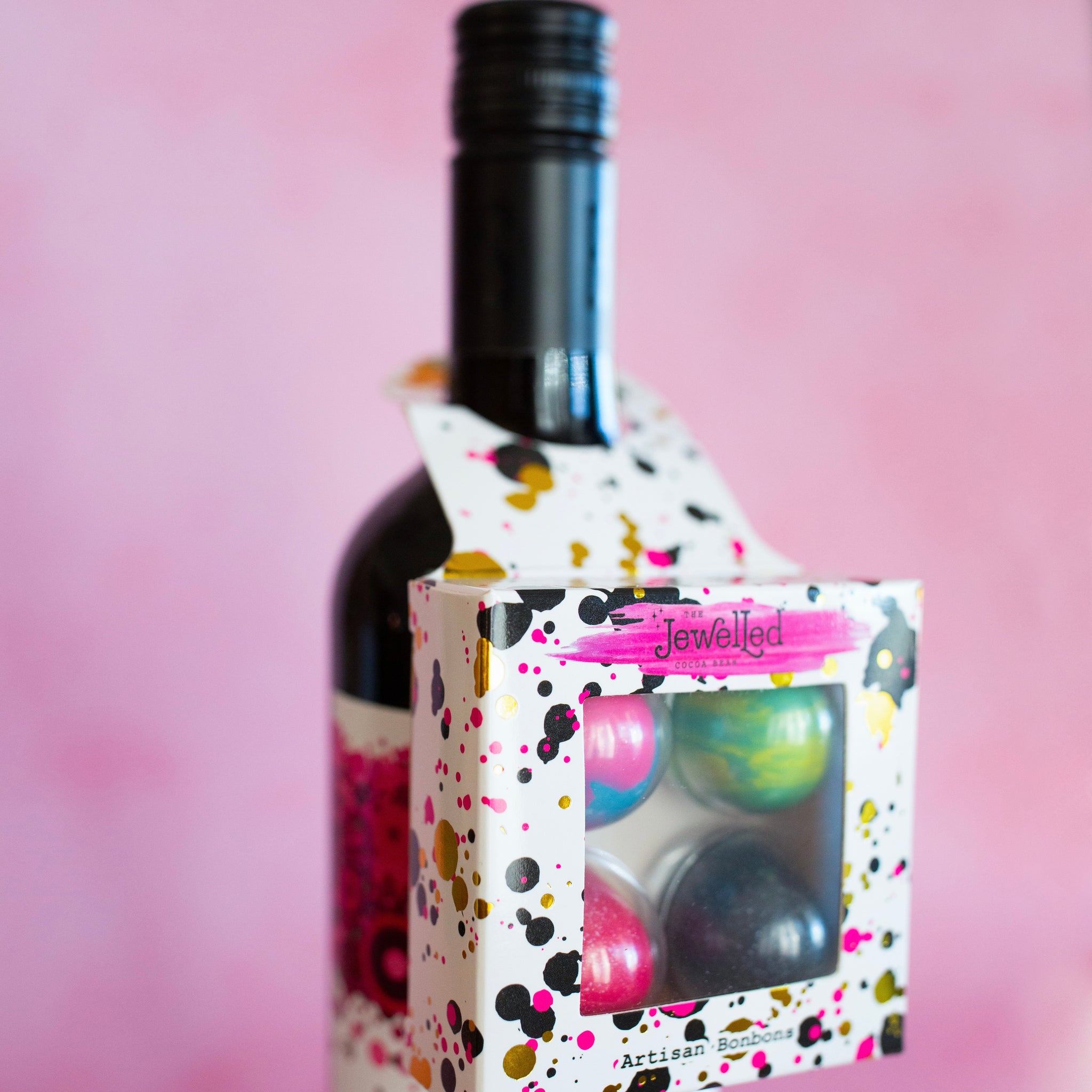 Hanging Wine Bottle Bonbon Box